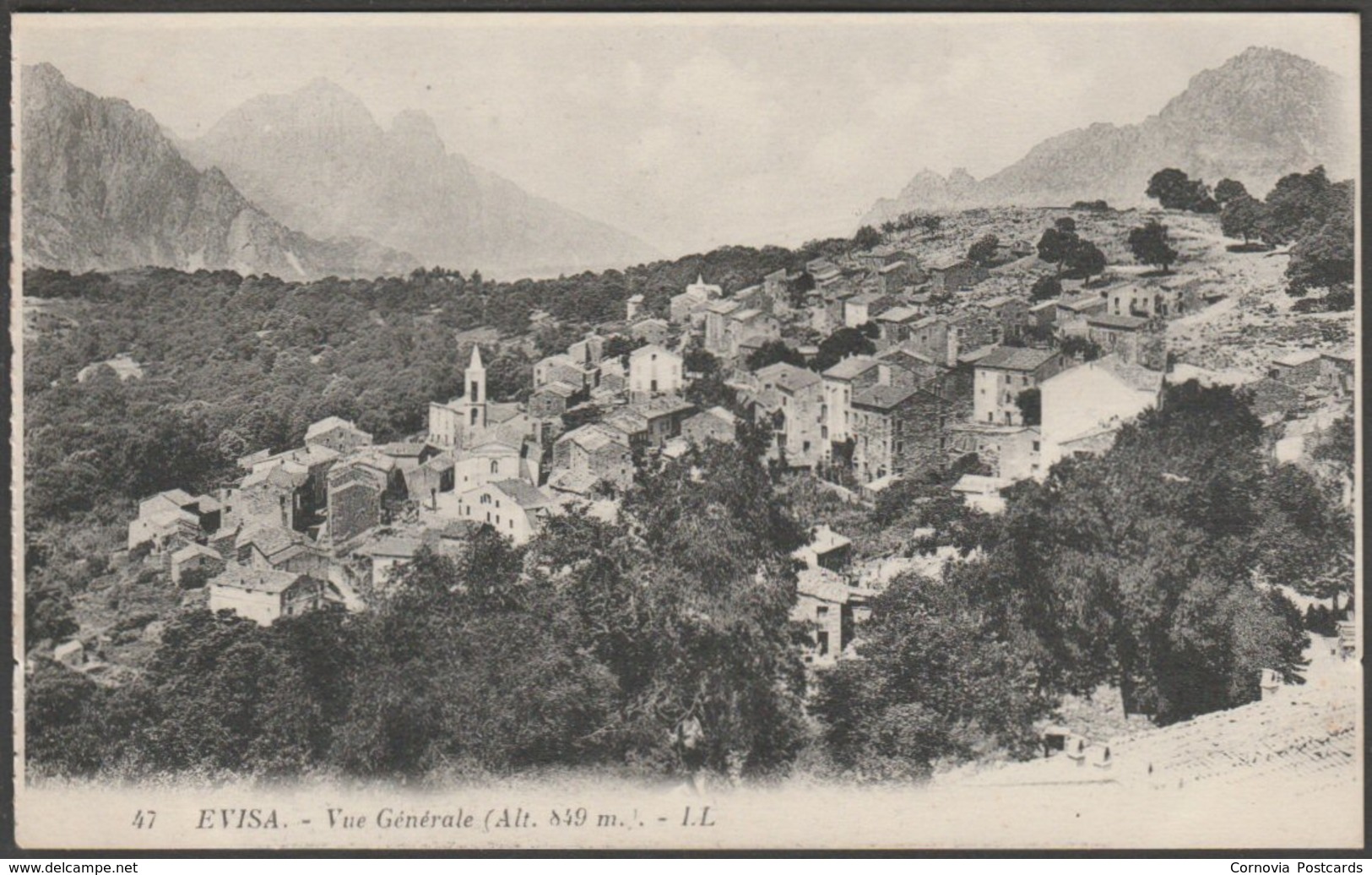 Vue Générale, Evisa, Corse-du-Sud, C.1920s - Lévy Et Neurdein CPA LL47 - Other & Unclassified