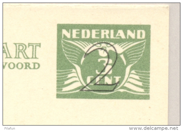 Nederland - 1938 - 2+2 Cent Op 3+3 Cent Lebeau, Briefkaart G247 - Ongebruikt - Postwaardestukken