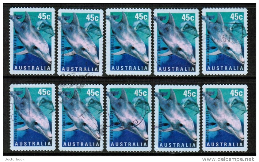 AUSTRALIA  Scott # 1704 USED WHOLESALE LOT OF 10 (WH-172) - Vrac (max 999 Timbres)