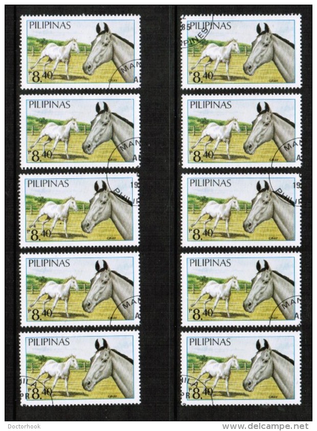 PHILIPPINES  Scott # 1747E  USED WHOLESALE LOT OF 10 (WH-178) - Vrac (max 999 Timbres)