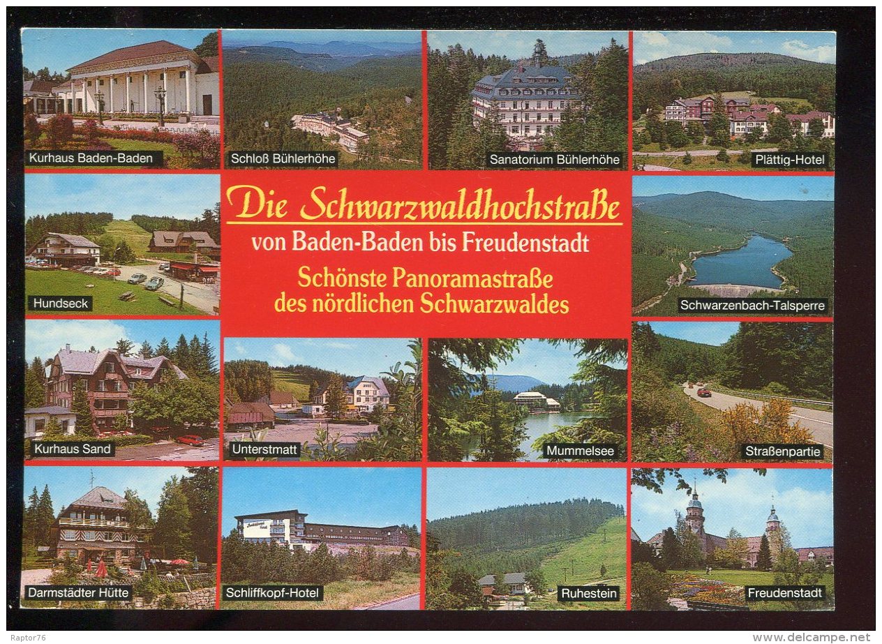 CPM Neuve Allemagne Schwarzwaldhochstrasse  Multi Vues - Buehl