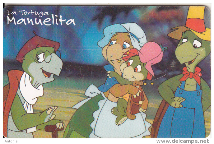 ARGENTINA(chip) - La Tortuga Manuelita, Telefonica Telecard(F 157), Chip GEM1a, 05/99, Used - Argentina