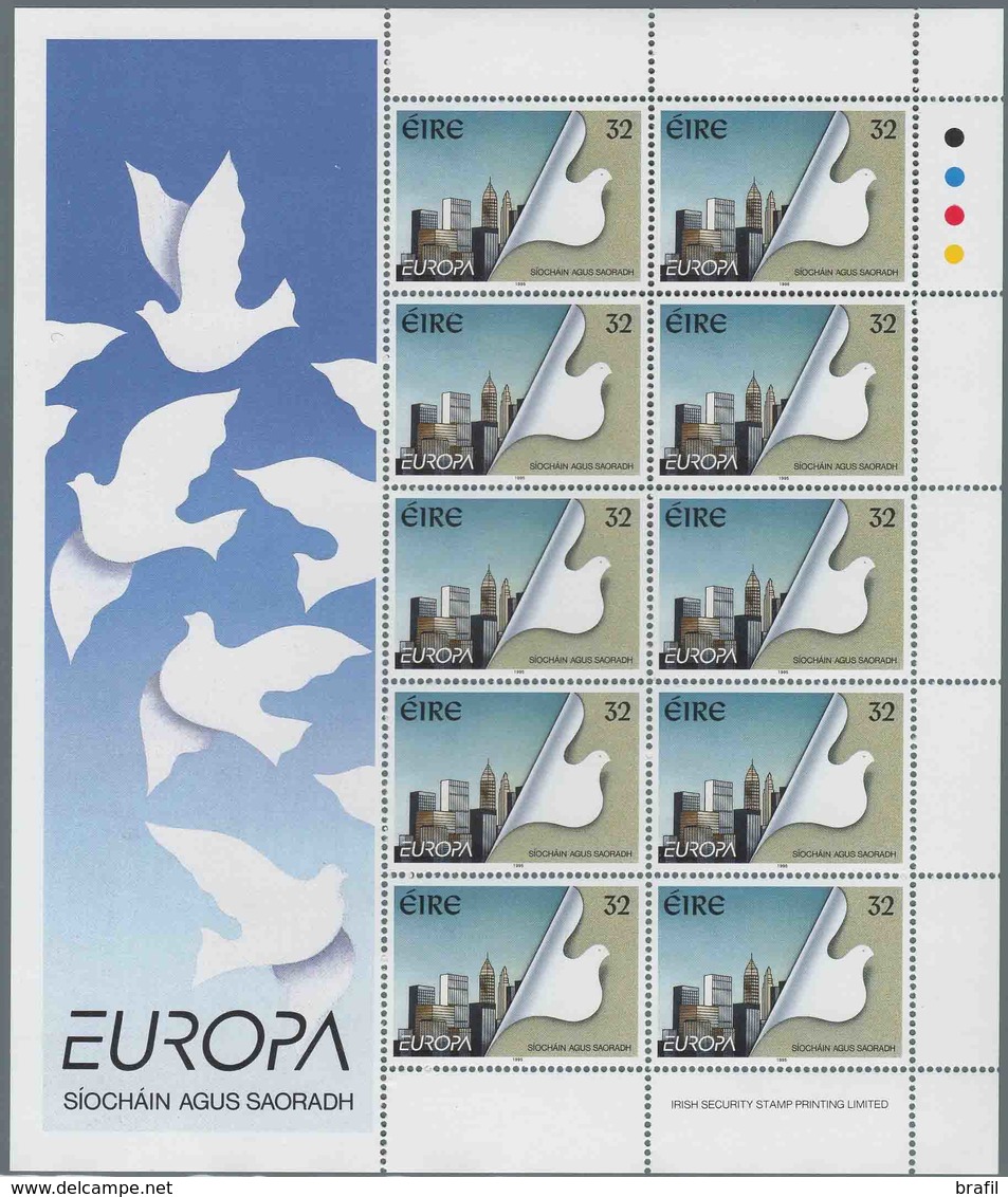 1995 Europa C.E.P.T., Minifogli Irlanda, Serie Completa Nuova (**) - 1995