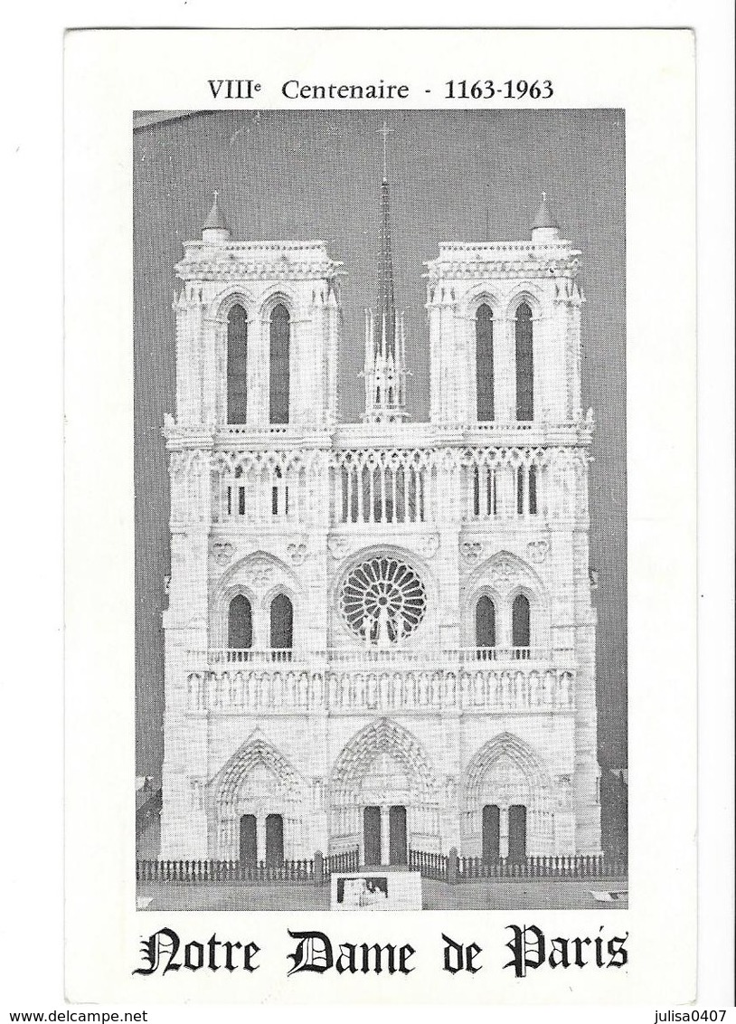 PERPIGNAN (66) Reproduction De Notre Dame De Paris En Os De Boeuf Par Antoine Gomez Amputé De Guerre - Perpignan