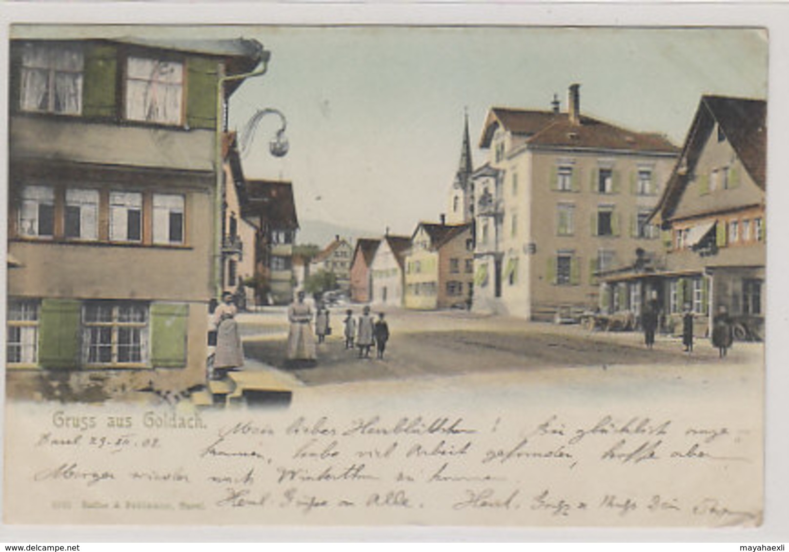 Gruss Aus Goldach - Animiert - 1902               (80703) - Goldach