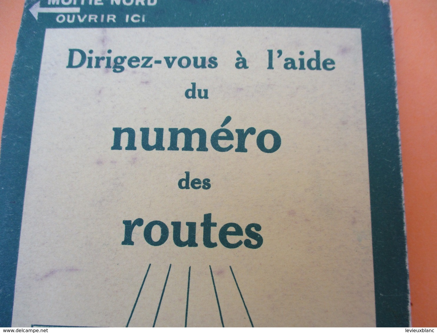 Carte Pneu Michelin/ Etat des Routes/ France Nord/ N°98ER/Michelin et Cie/L'Off-Set Levallois/Eté1930     PGC196