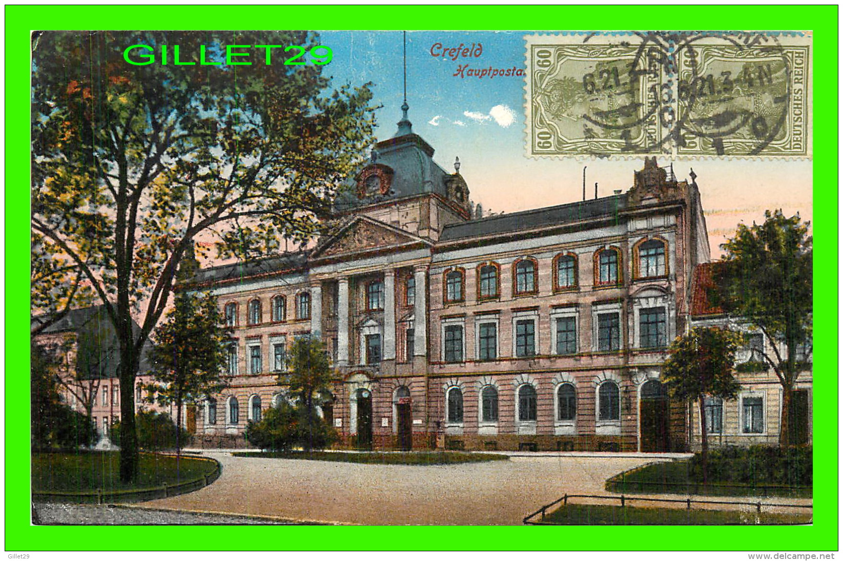 CREFELD, GERMANY - KAUPTPOSTAL  - TRAVEL IN 1911 - TRINKS &amp; CO - H, LEIPZIG - - Autres & Non Classés