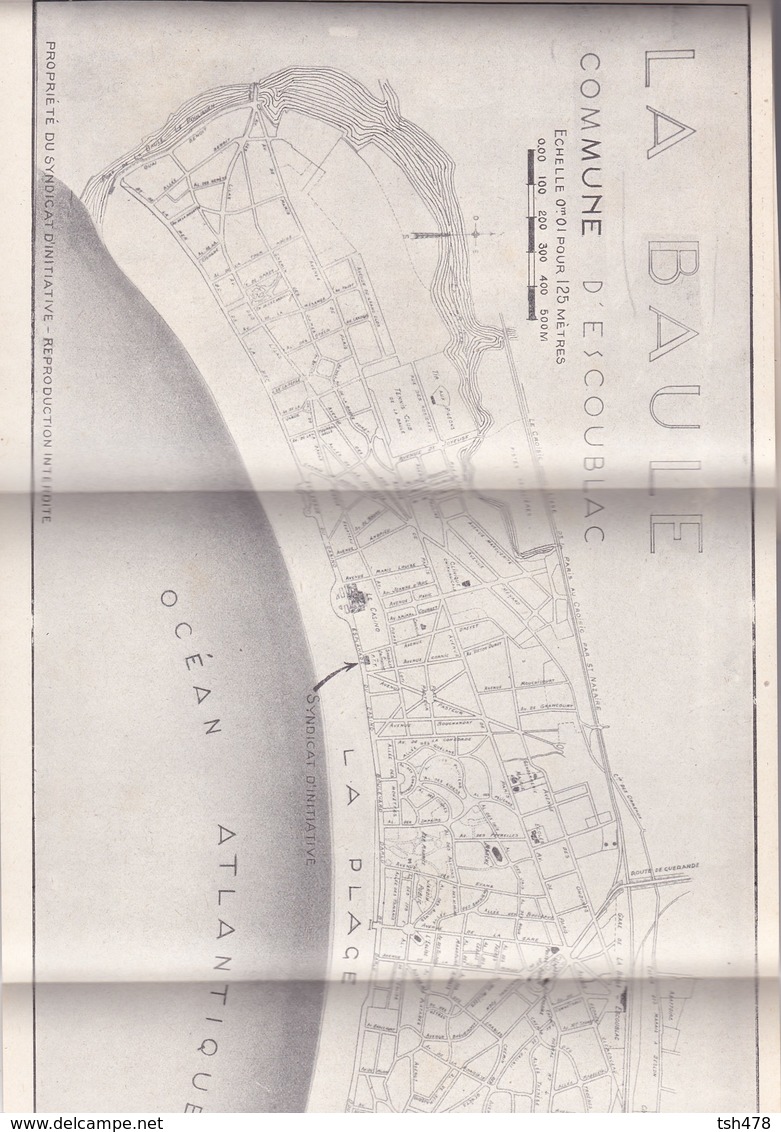 44---RARE---LA BAULE Bretagne La Plage Du Soleil--Guide Officiel Du Syndicat D'initiatives " ESSI "--voir 7 Scans - Tourisme