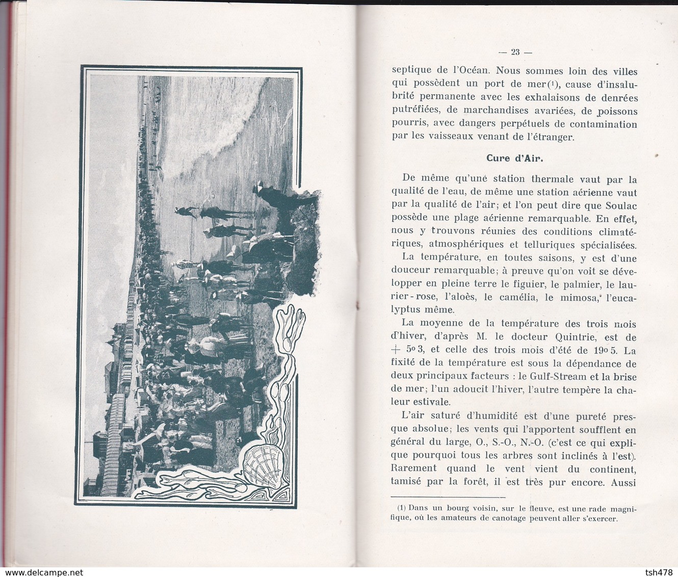 33---RARE---guide de SOULAC SUR MER--syndicat d'initiatives de soulac sur mer--voir 9 scans