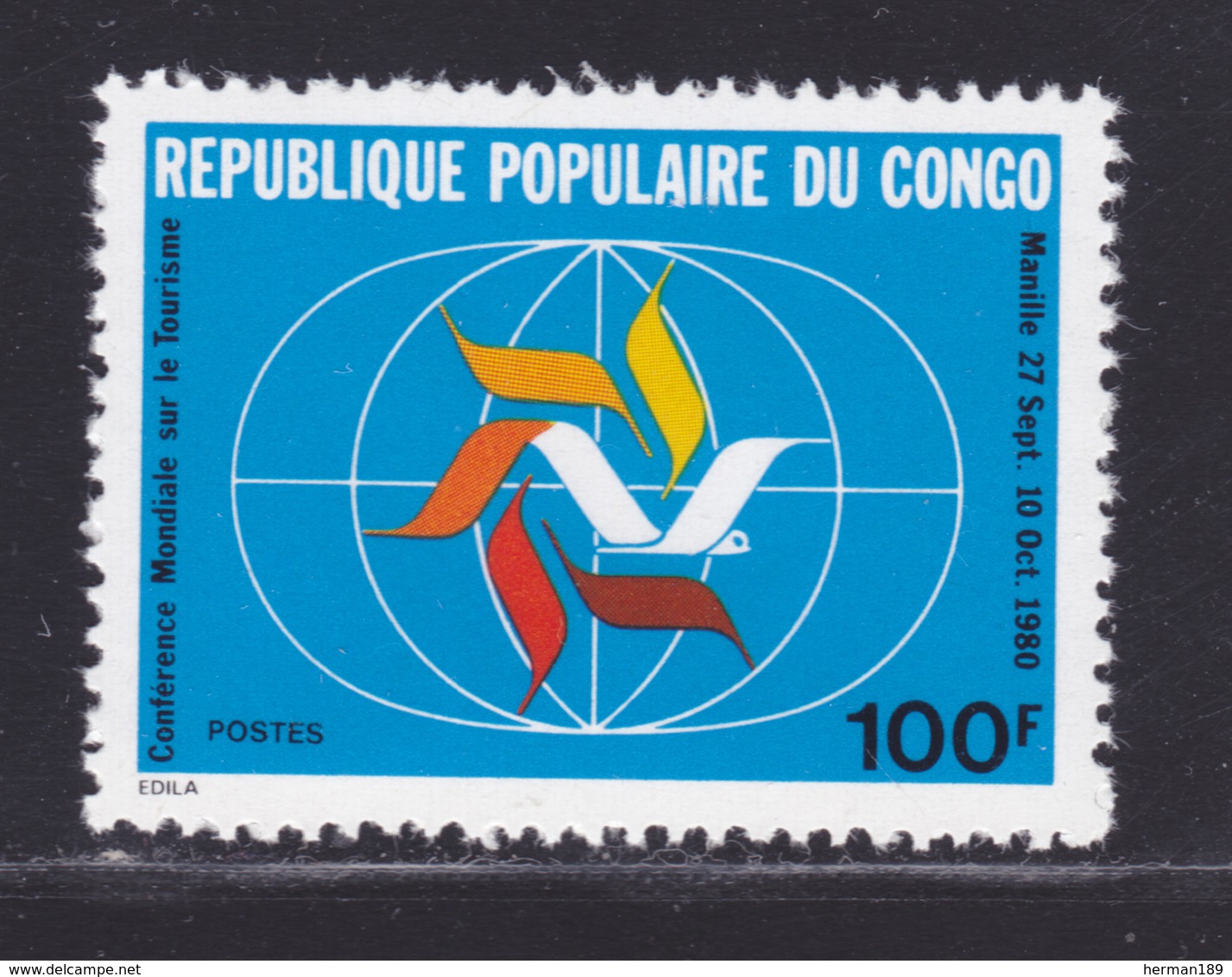 CONGO N°  593 ** MNH Neuf Sans Charnière, TB (D7442) Conférence Mondiale Du Toutisme - Neufs