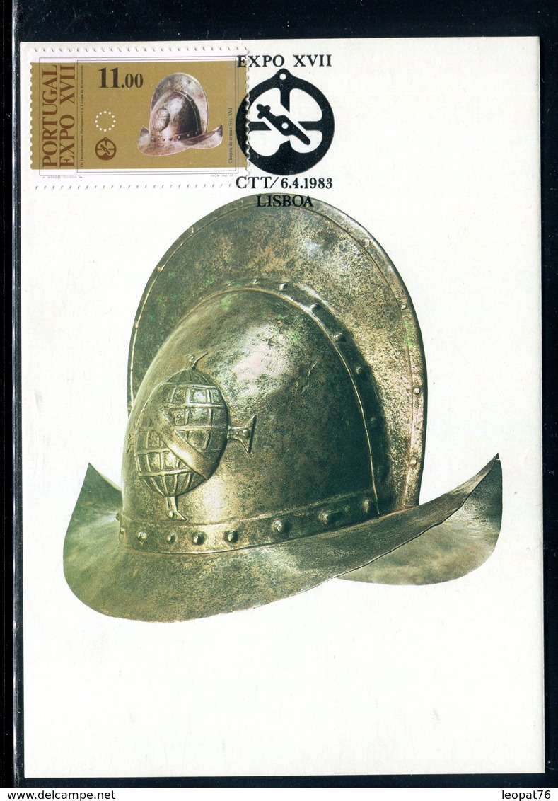 Portugal - Carte Maximum 1983 - Art Ancien - Casque - Maximumkarten (MC)