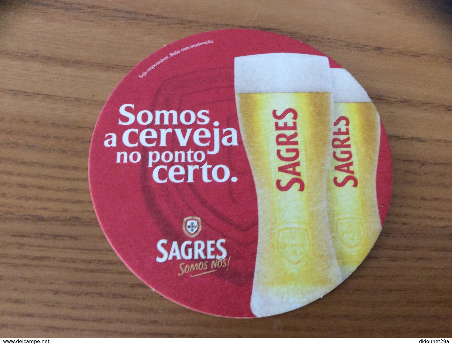 Sous-bock * "SAGRES CERVEJA", Bière Portugal - Sous-bocks