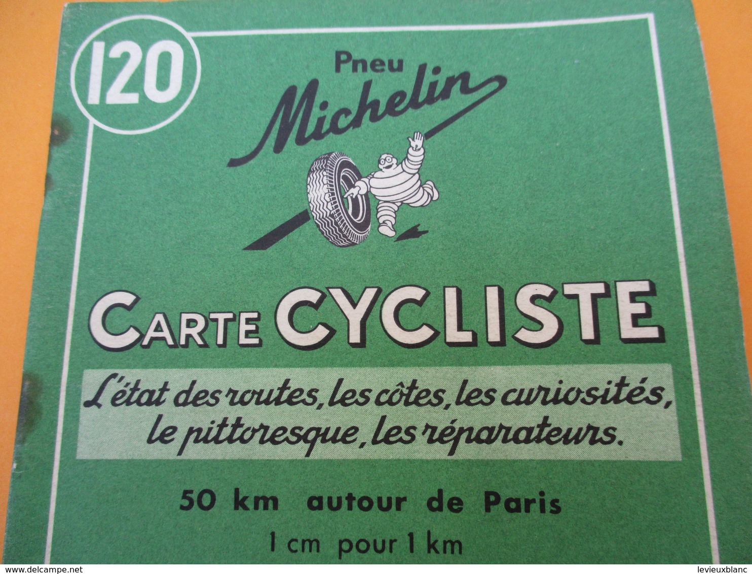 Pneu Michelin / Carte Cycliste/ 50 Km Autour De Paris/ Services De Tourisme/1955     PGC199 - Wegenkaarten