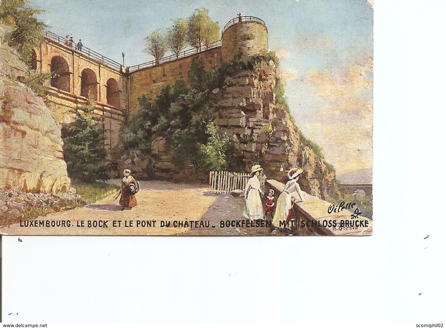 Luxembourg ( CP De 1912  De Luxembourg -Ville Vers La Belgique à Voir) - 1907-24 Ecusson