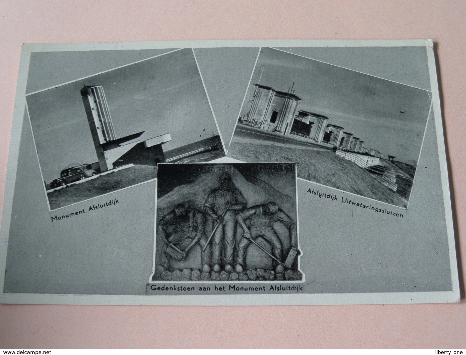 AFSLUITDIJK ( Muva ) Monument / Gedenksteen ......Anno 1952 ( Zie Foto's ) ! - Den Oever (& Afsluitdijk)