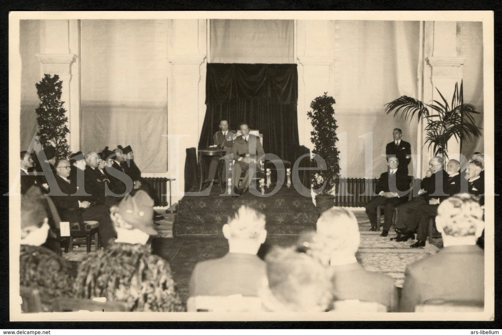 Photo Postcard / ROYALTY / Belgique / België / Roi Leopold III / Koning Leopold III / Centenaire D'Ernest Solvay / 1938 - Beroemde Personen