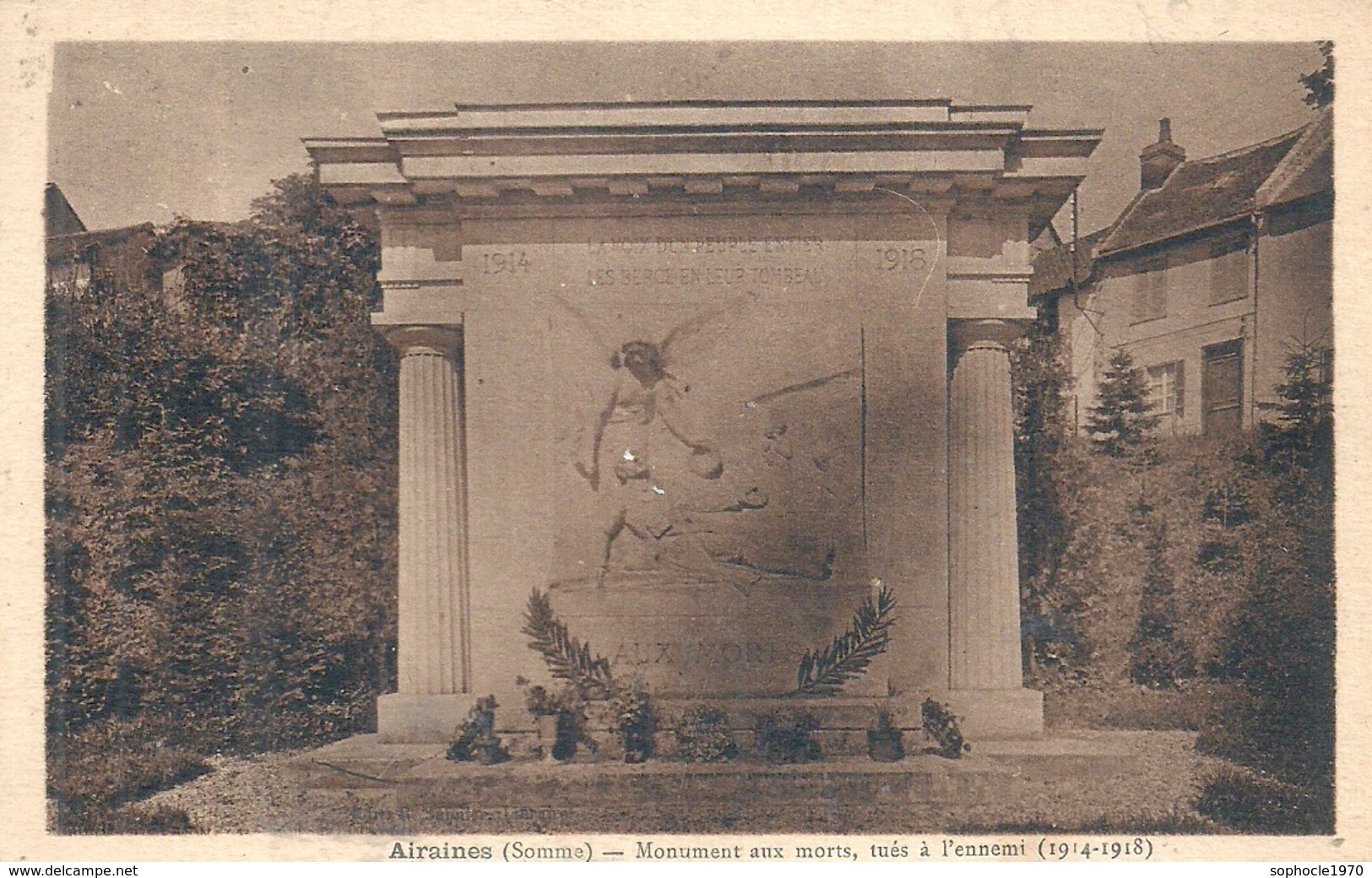 2018 -SOMME - 80 -  AIRAINES -  Monument Aux Morts - Allaines