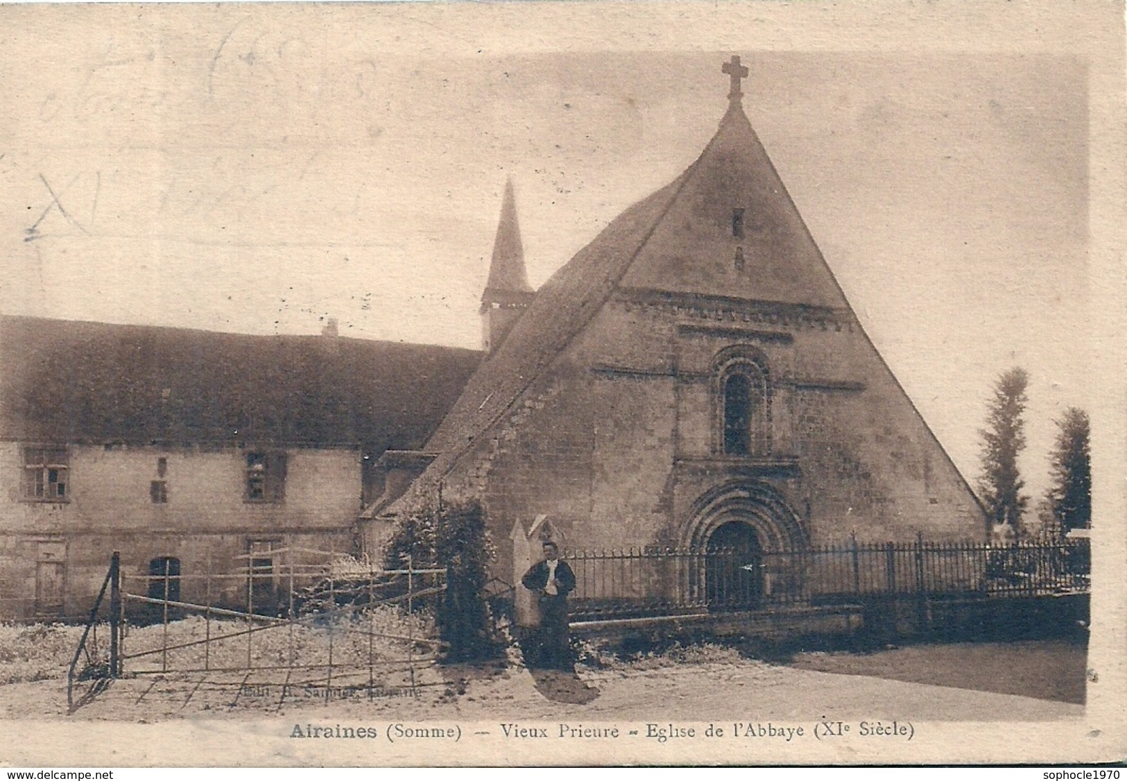 2018 -SOMME - 80 -  AIRAINES -  Vieux Prieuré - Eglise De L'abbaye - Allaines
