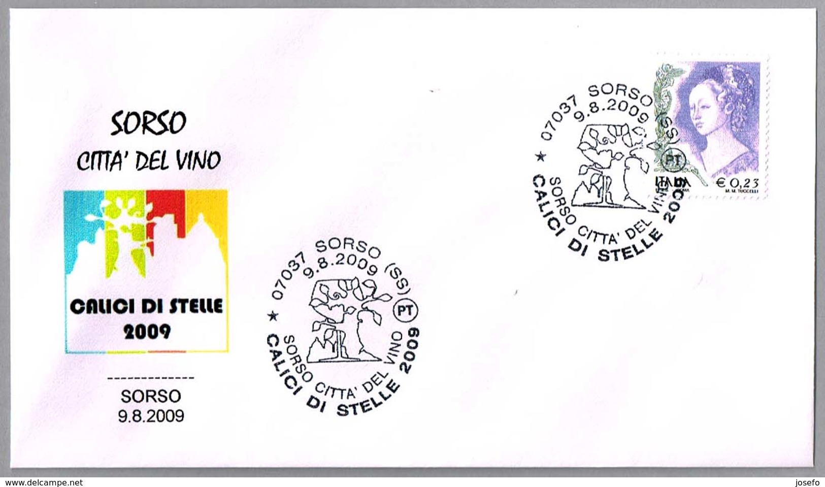 CALICI DI STELLE 2009 - CITTA DEL VINO. Vino - Wine. Sorso, Sassari, 2009 - Vinos Y Alcoholes