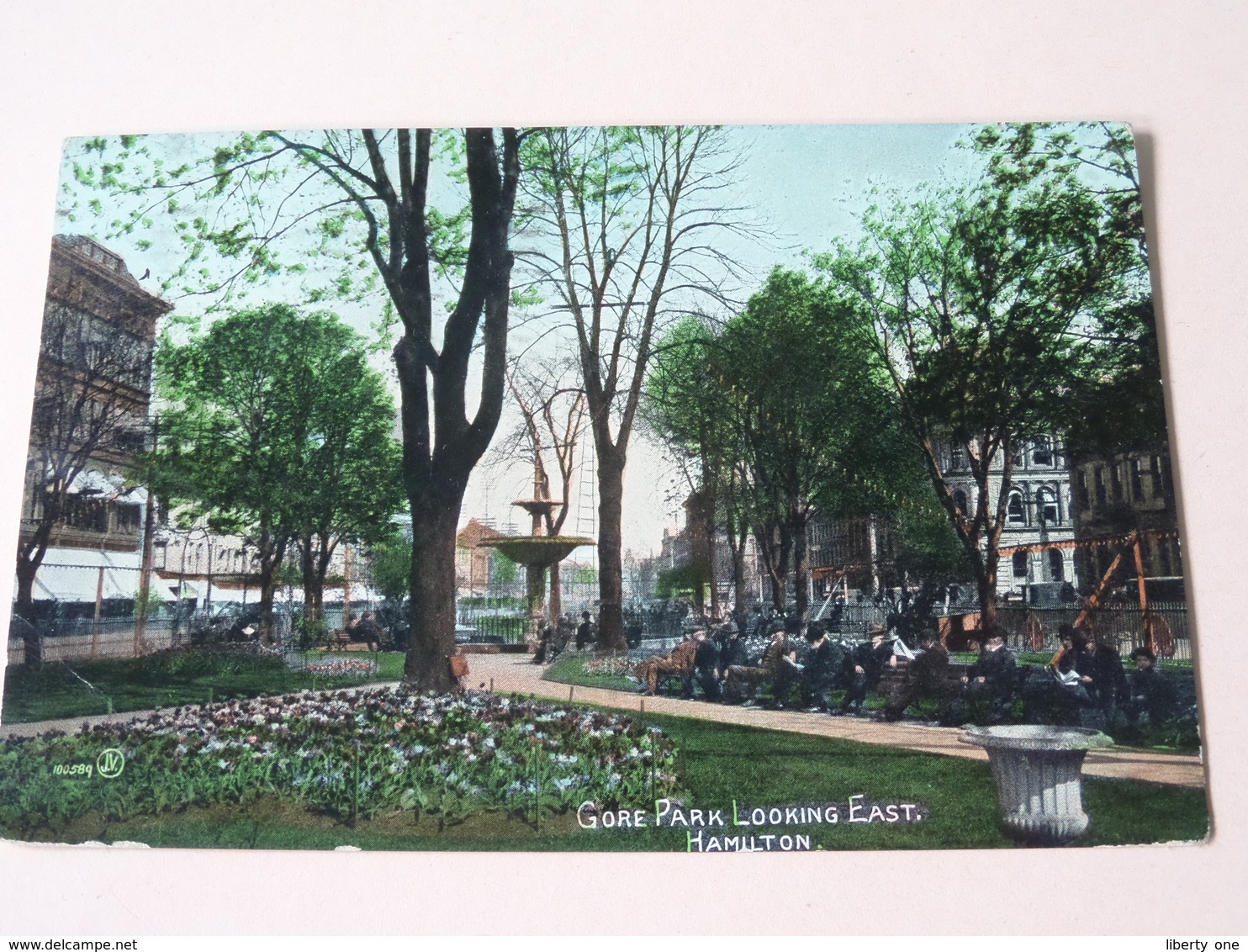 GORE PARK Looking East HAMILTON ( Valentine ) Anno 1912 ( Zie Foto's ) ! - Hamilton