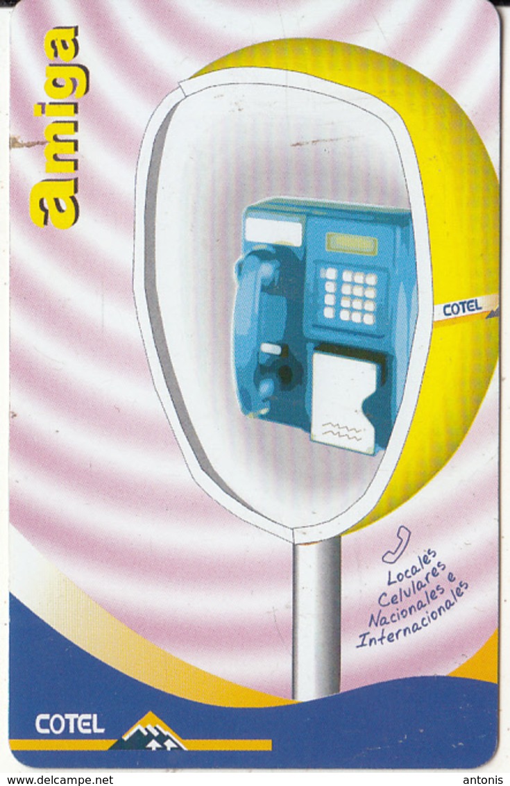 BOLIVIA - Amiga, Cotel Cardphone, Cotel Telecard 5 Bs, Tirage 40000, 03/06, Used - Bolivia