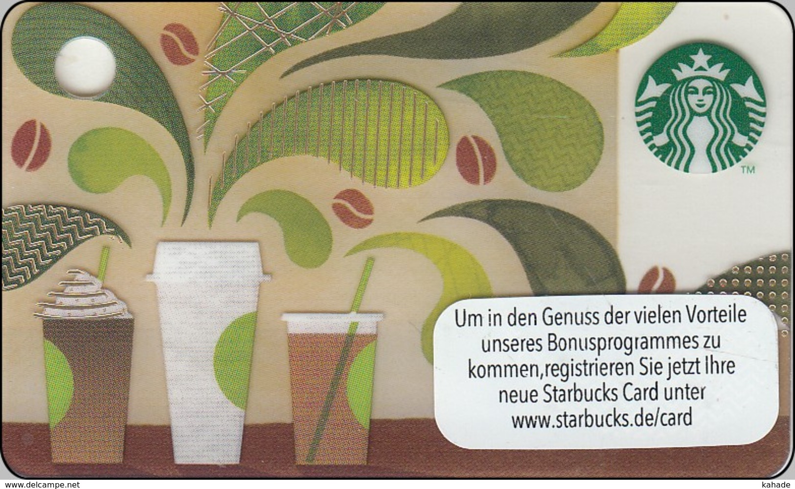 Germany  Starbucks Card "How To Make Coffee" Mini 2014-6120 - Gift Cards
