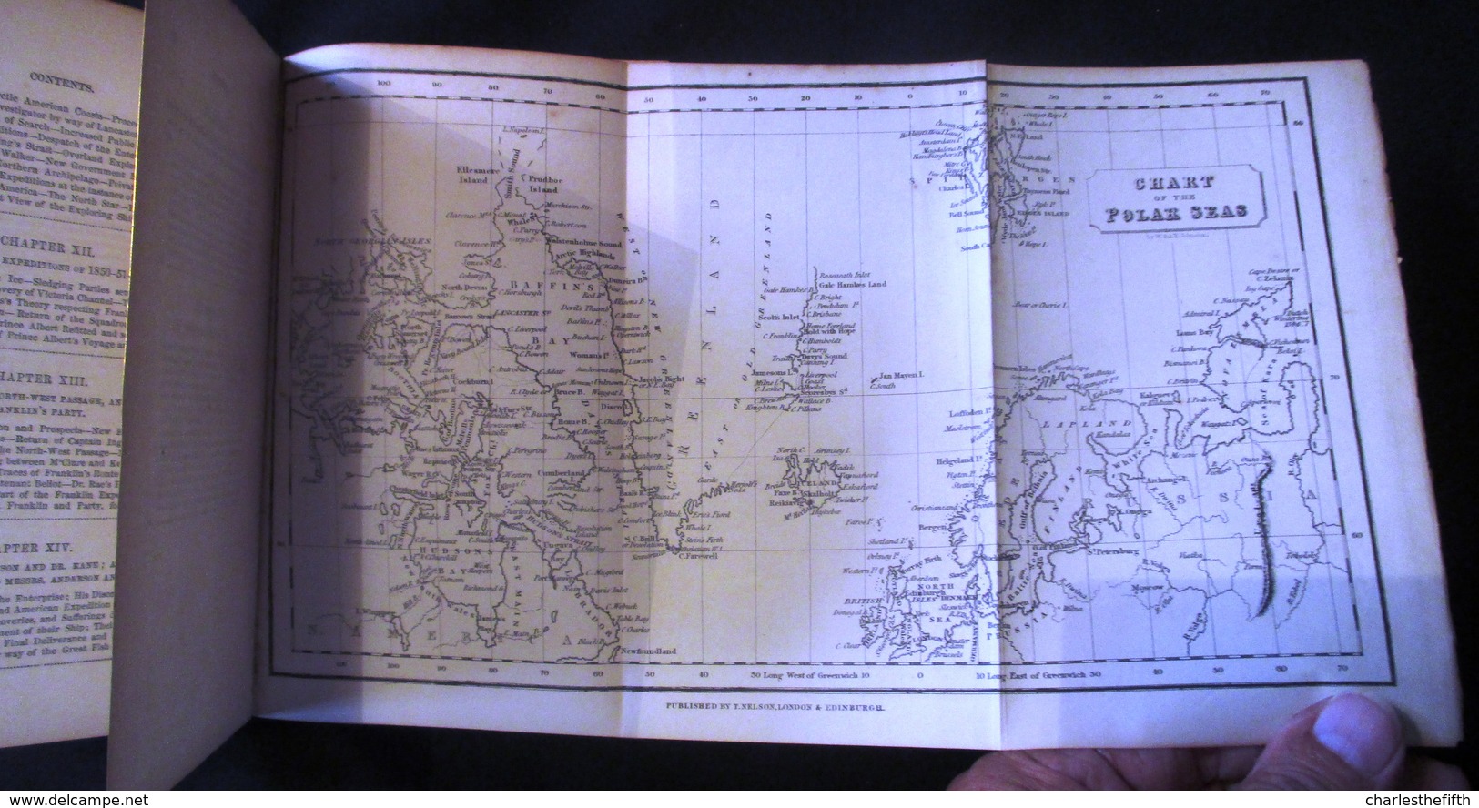 1855 - SCARCE WORK *** DISCOVERY AND ADVENTURE IN THE POLAR SEAS AND REGIONS *** BY SIR JOHN LESLIE and HUGH MURRAY -