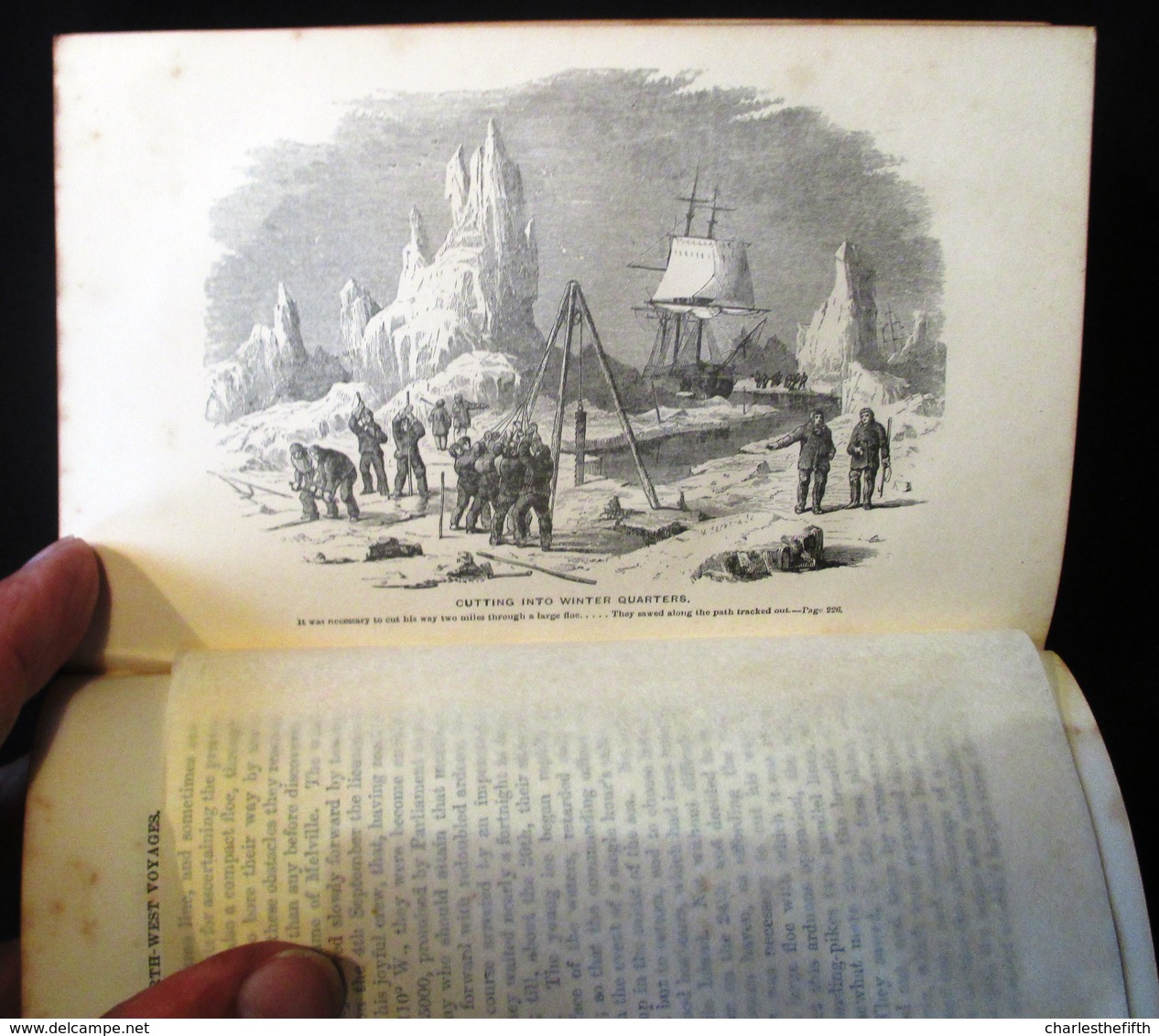 1855 - SCARCE WORK *** DISCOVERY AND ADVENTURE IN THE POLAR SEAS AND REGIONS *** BY SIR JOHN LESLIE and HUGH MURRAY -