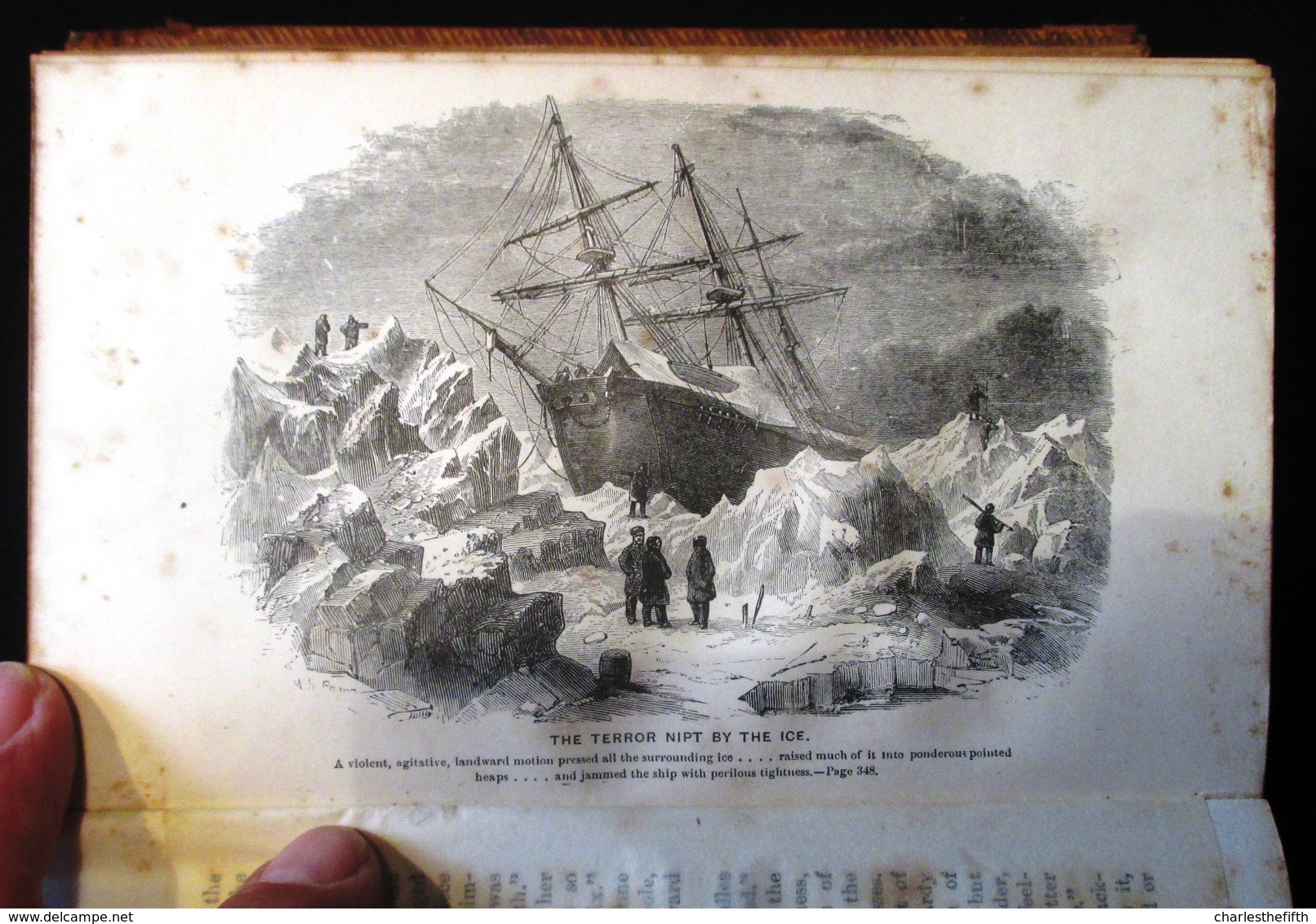 1855 - SCARCE WORK *** DISCOVERY AND ADVENTURE IN THE POLAR SEAS AND REGIONS *** BY SIR JOHN LESLIE and HUGH MURRAY -