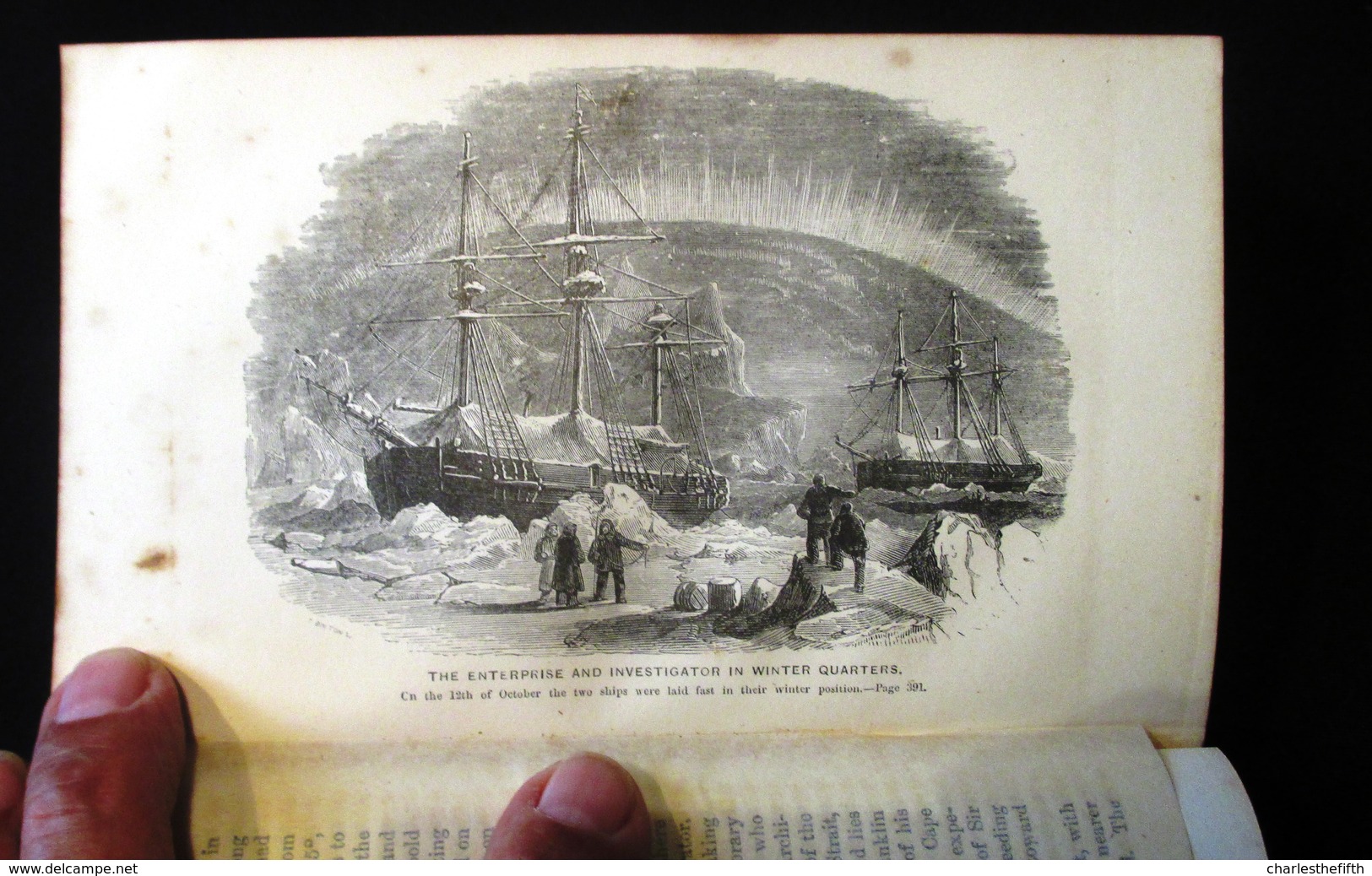 1855 - SCARCE WORK *** DISCOVERY AND ADVENTURE IN THE POLAR SEAS AND REGIONS *** BY SIR JOHN LESLIE and HUGH MURRAY -