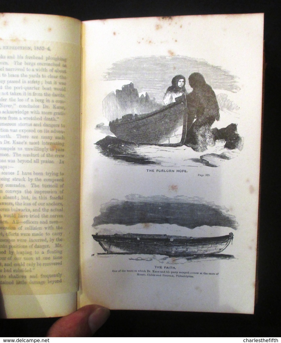 1855 - SCARCE WORK *** DISCOVERY AND ADVENTURE IN THE POLAR SEAS AND REGIONS *** BY SIR JOHN LESLIE and HUGH MURRAY -