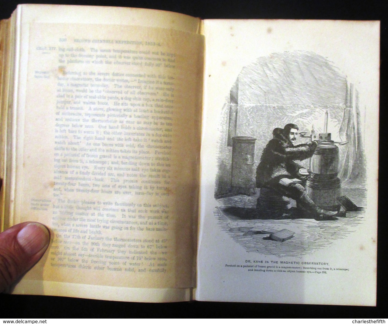 1855 - SCARCE WORK *** DISCOVERY AND ADVENTURE IN THE POLAR SEAS AND REGIONS *** BY SIR JOHN LESLIE and HUGH MURRAY -