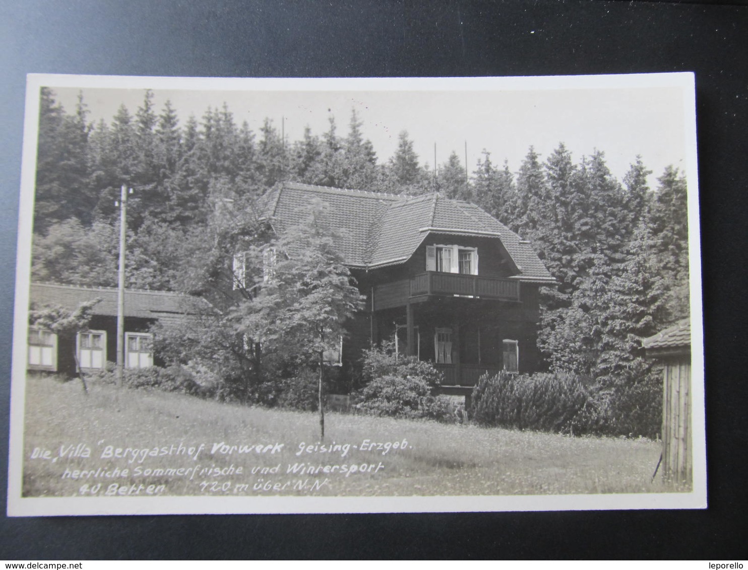 AK GEISING Villa Vorwerk Ca.1940 //  D*33230 - Geising