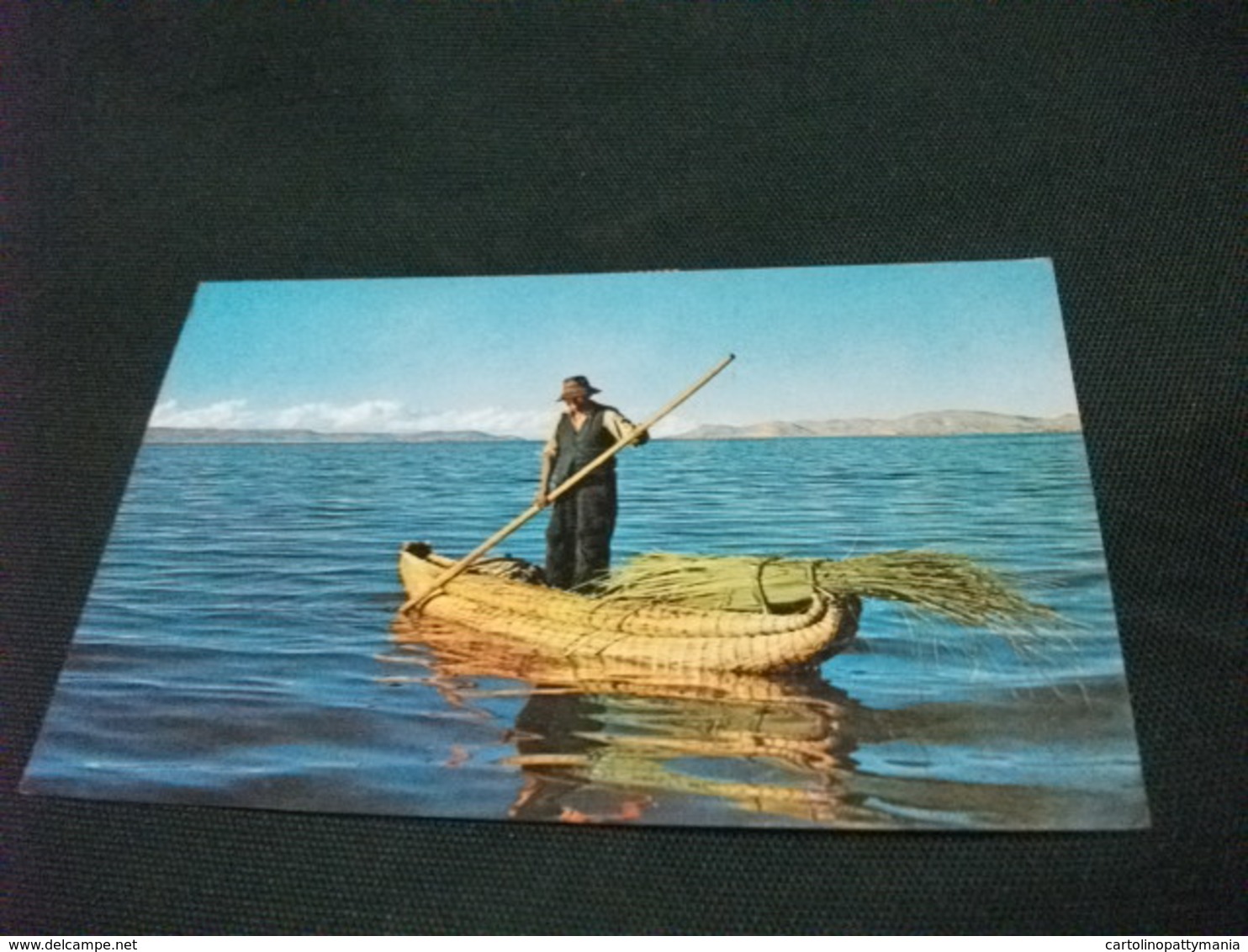 STORIA POSTALE  FRANCOBOLLO PERU' POSTA AEREA TOBORA BOAT ON LAKE TITICACA PUNO - Perù