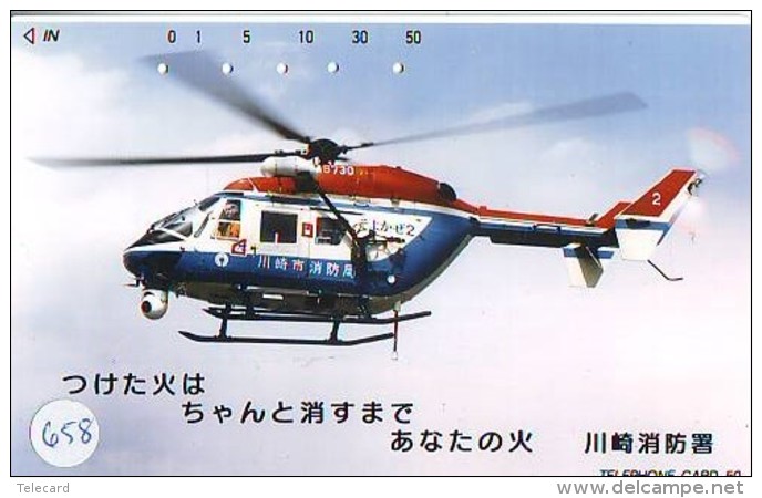 Télécarte   Hélicoptère (658) HELICOPTER - CHOPPER - Hubschrauber - HELICÓPTERO - Elicottero - Avion - Airplanes