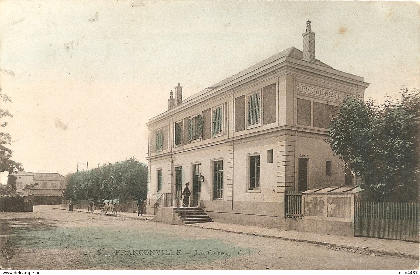 Cpa Franconville La Gare - Franconville