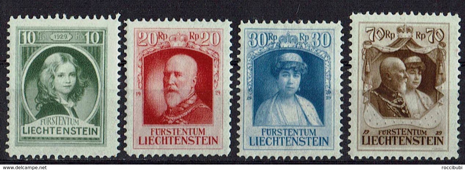 Liechtenstein 1929 // Mi. 90/93 * Falz (025..127) - Neufs
