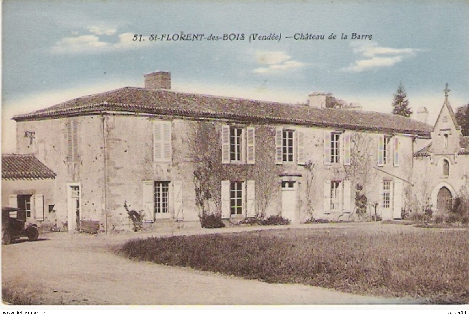 ST FLORENT DES BOIS Château De La Barre 1935 - Saint Florent Des Bois