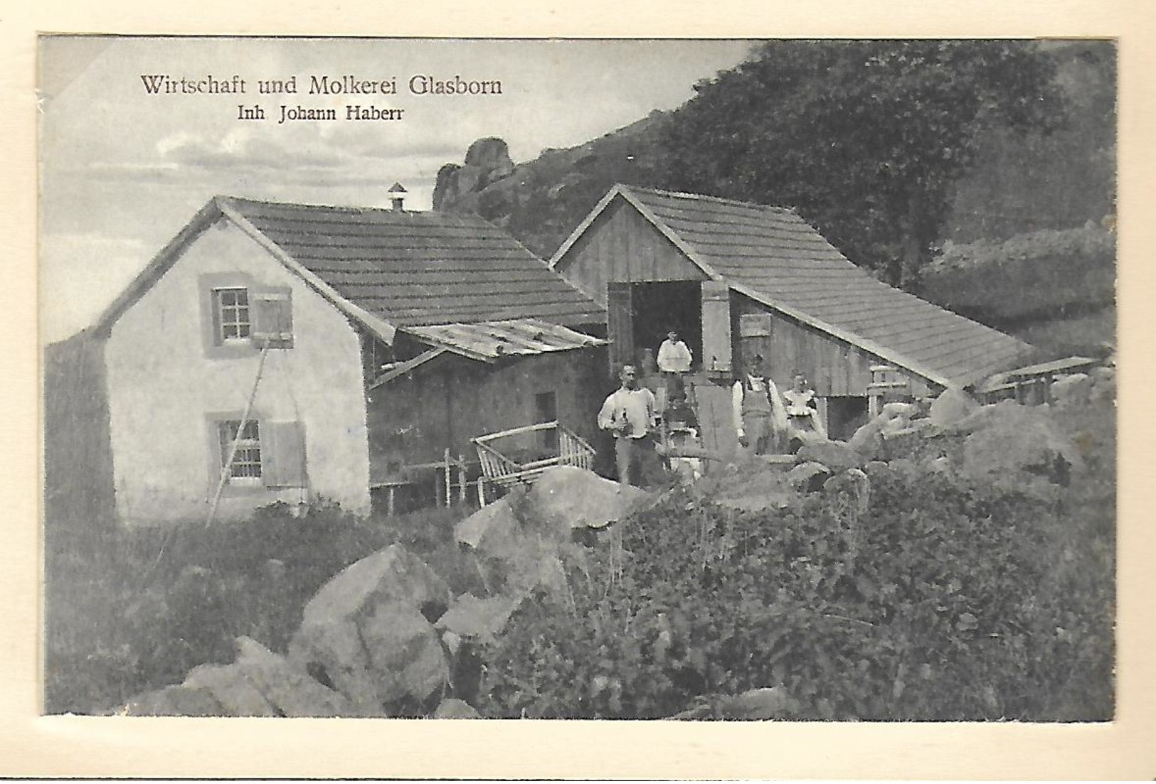 SOULTZEREN -  HOHROD - Wirtschaft -Molkerei GLASBORN - Prop. Johann Haberr - édit Fritsch Gunsbach - Munster