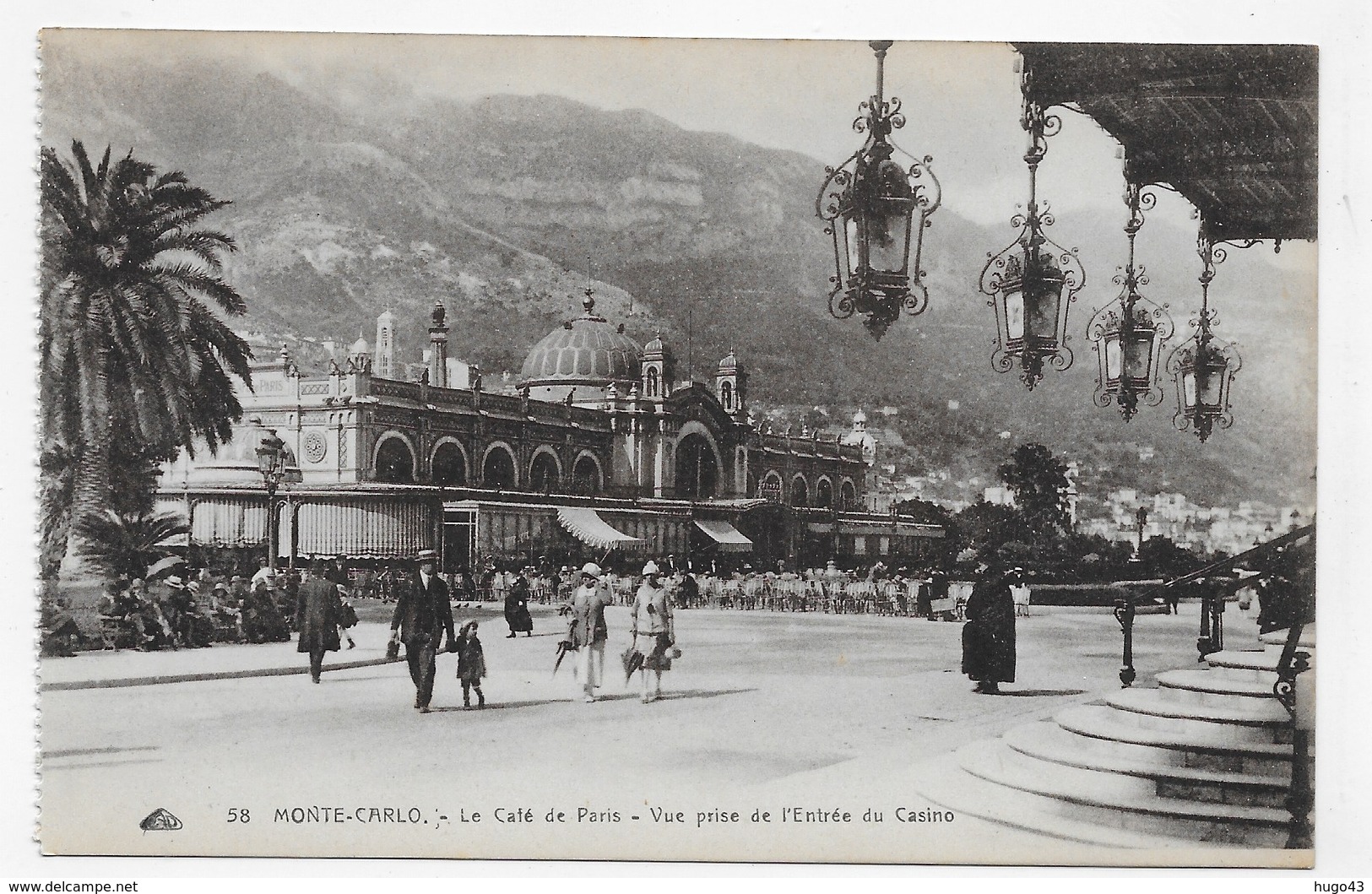 MONTE CARLO - N° 58 - LE CAFE DE PARIS - CPA NON VOYAGEE - Cafés & Restaurants