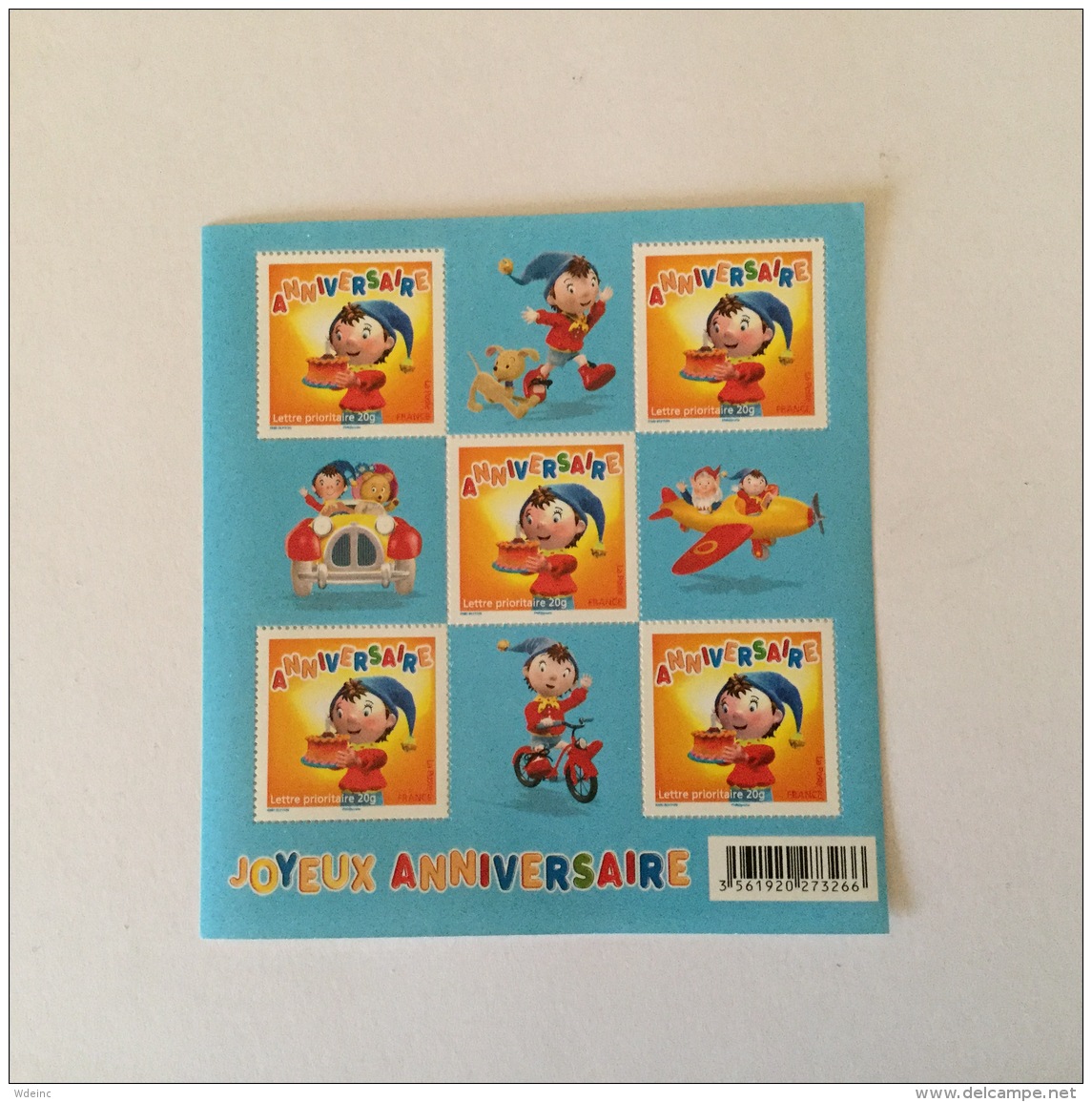 FRANCE 2008 Timbre Pour Anniversaires Oui-Oui (Noddy) Feuillet-M/S Superbe Neuf/MUH YV F4183 - Neufs