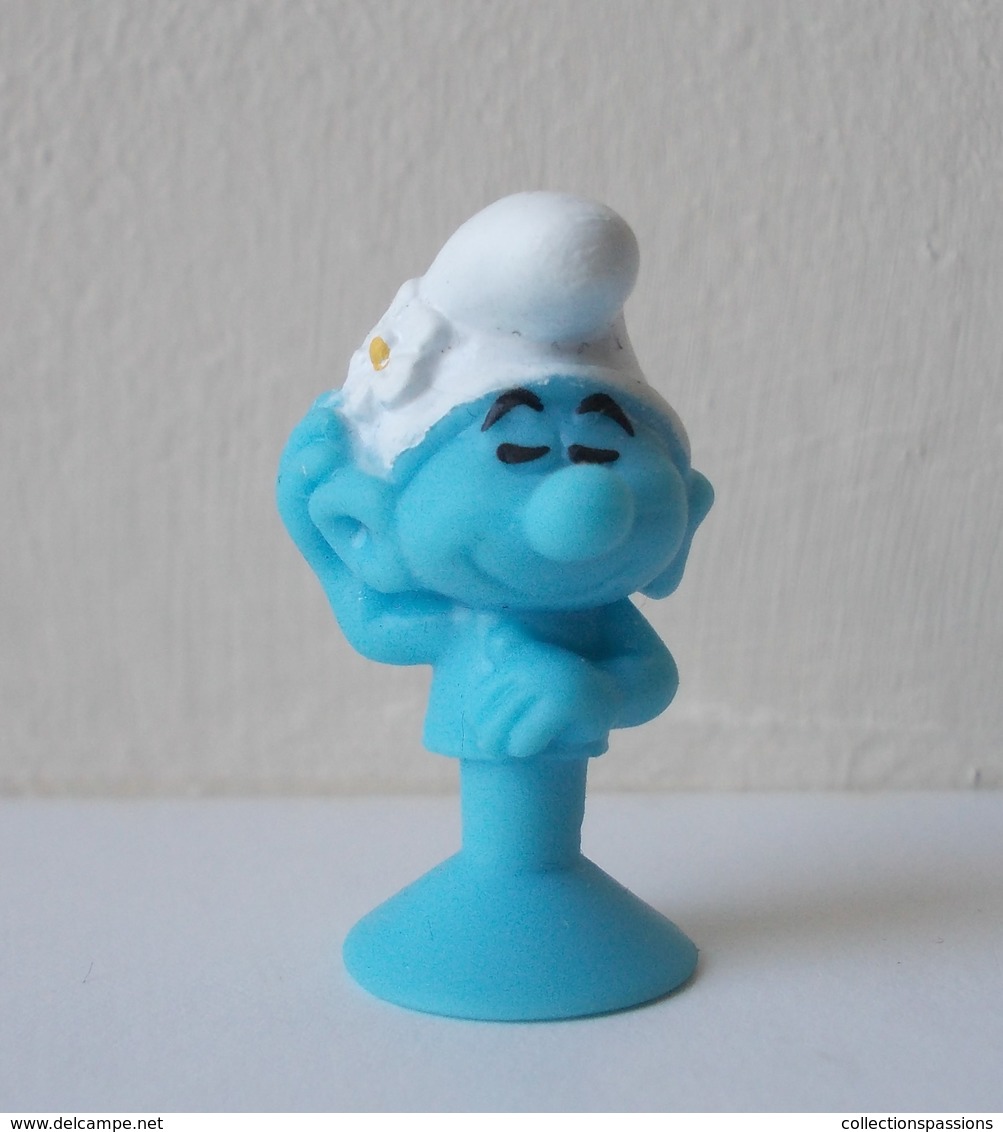 - SCHTROUMPFS - Le Schtroumpf Coquet - Micro Popz. Super U - Peyo - - Smurfs