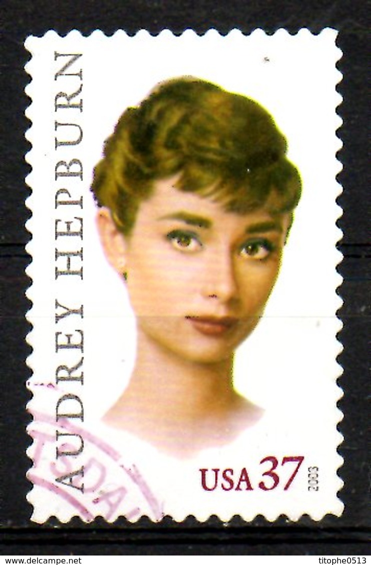 USA. N°3476 Oblitéré De 2003. Audrey Hepburn. - Cinema