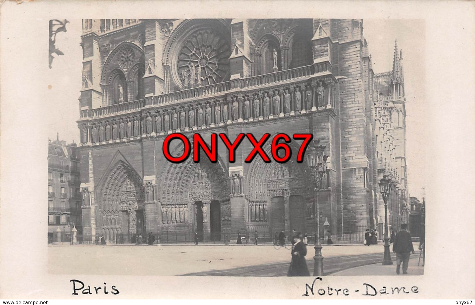 Carte Postale Photo PARIS (75) Cathédrale Notre-Dame (Eglise-Religion) - Eglises