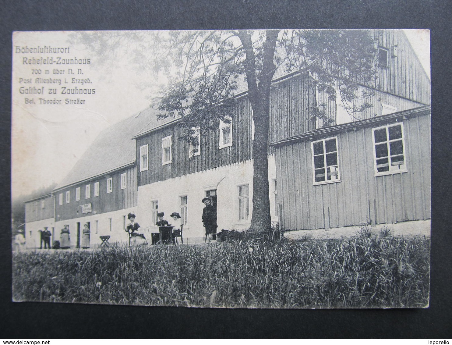 AK REHEFELD ZAUNHAUS B. Altenberg Gasthof  Ca.1910  //  D*33276 - Rehefeld
