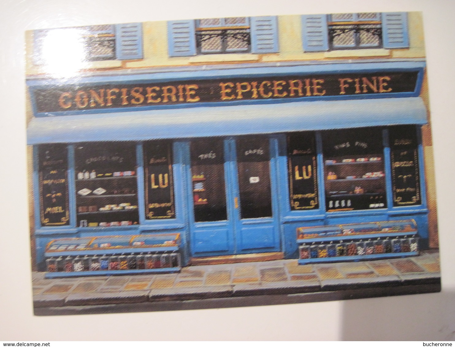 CPM 75  André Renoux : CONFISERIE EPICERIE FINE 13 Rue Du Mont-Cenis 75018 Paris T.B.E. Non Circulé. Editeur Aubert. - Autres & Non Classés