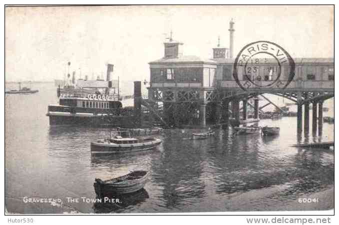 CPA GRAVESEND - THE TOWER PIER - Other & Unclassified