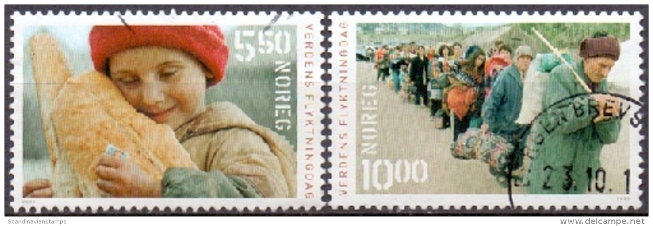 NOORWEGEN 2003 Vluchtelingen GB-USED - Used Stamps