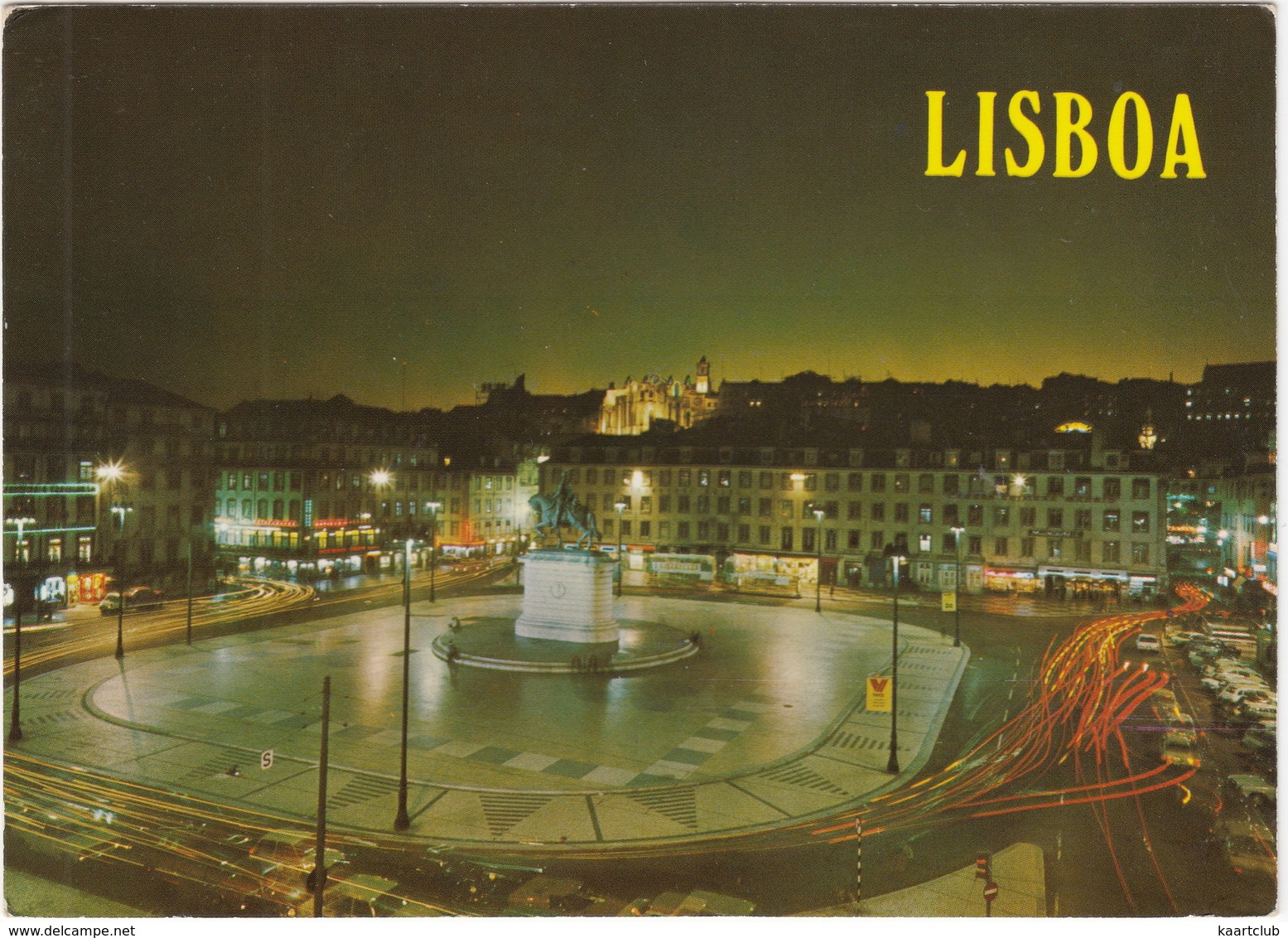 Lisboa At Night -  (Portugal) - (Red Meter-mark 'Santa Marta', Lisboa) - Lisboa