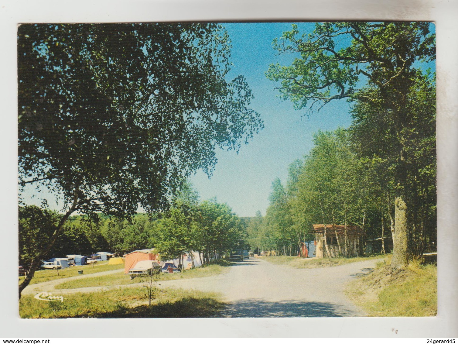 CPSM LAURIERE, FOLLES (Haute Vienne) - Le Camping - Lauriere